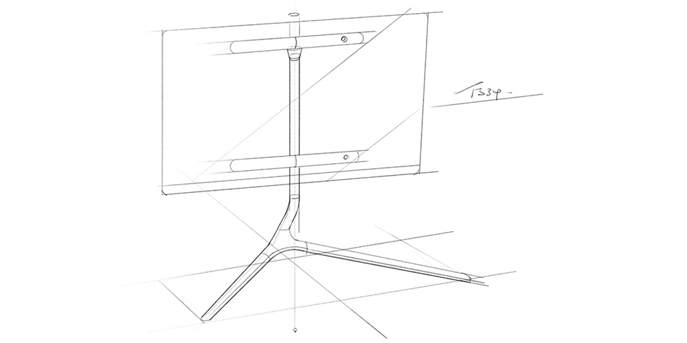 Industrial Design of FS34 TV Stands